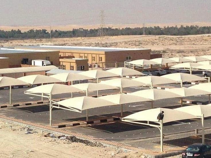 مشروع مظلات سيارات